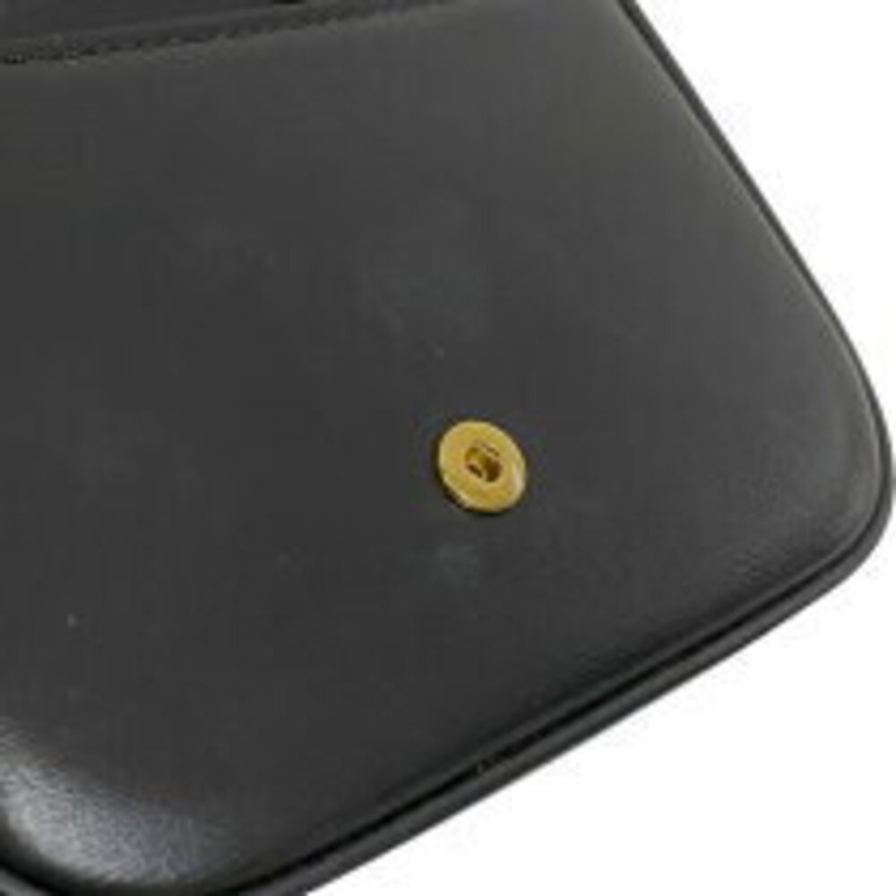 Celine Claude shoulder bag black shiny calfskin - Picture 7 of 11